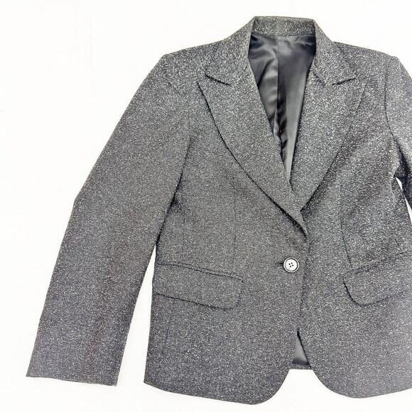 Gruppo B. Grainy Woven Textured Blazer 1-Button Size 48 Italy - Picture 3 of 5